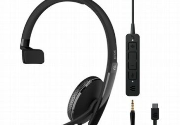 EPOS ADAPT II 135 T, Tek Taraflı, USB-C ve 3,5 mm Jak Girişli, Kablolu, Teams Sertifikalı Kulaklık - Set Call Ürünlerimiz - Kablolu Kulaklık